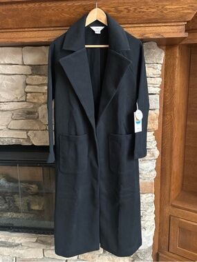 Vuori Women's Restore Trench Coat Black Size Small NEW